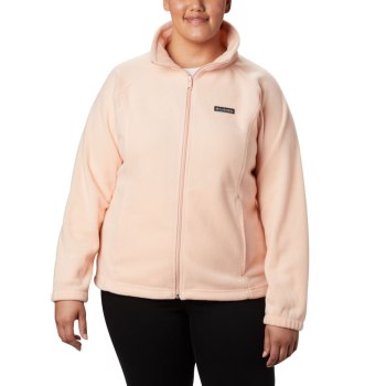 Dámské Bundy Columbia Benton Springs Full Zip Plus Size Růžové TWSCKN540